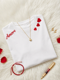“Amore” Custom T Shirt for Women