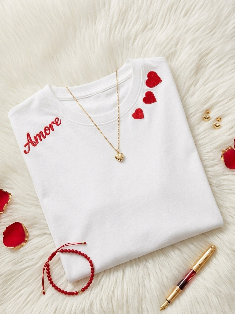 “Amore” Custom T Shirt for Women