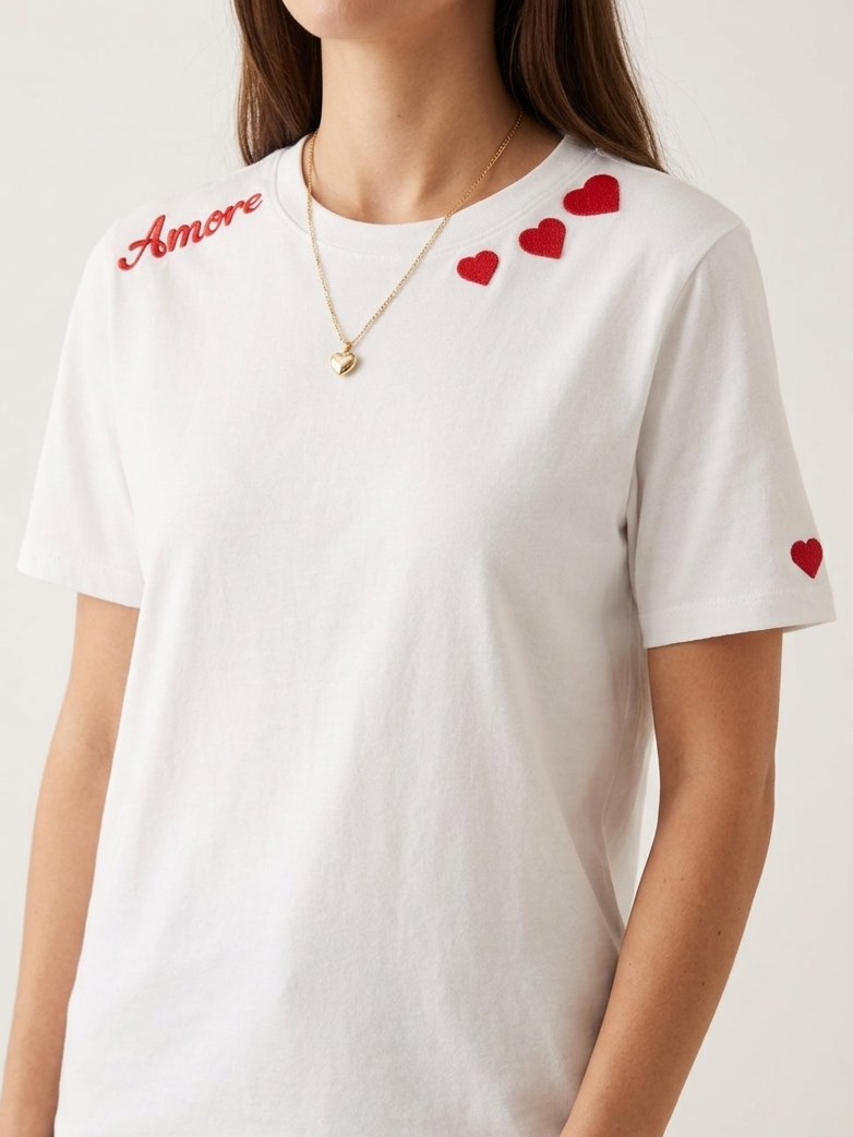 “Amore” Custom T Shirt for Women