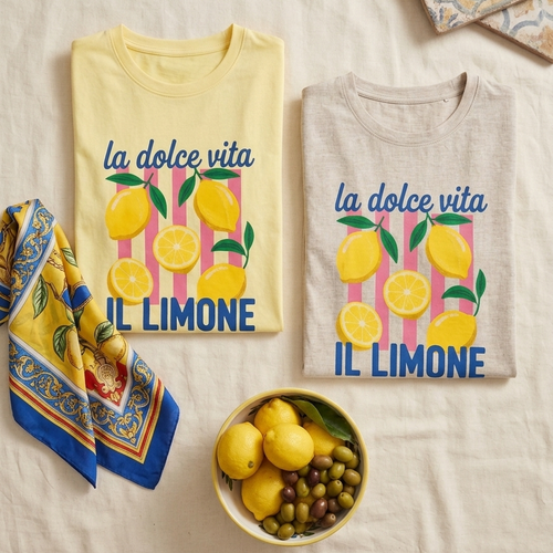 Women’s Custom Summer italian vibe T-Shirt | Personalized Sublimation Shirt for Women